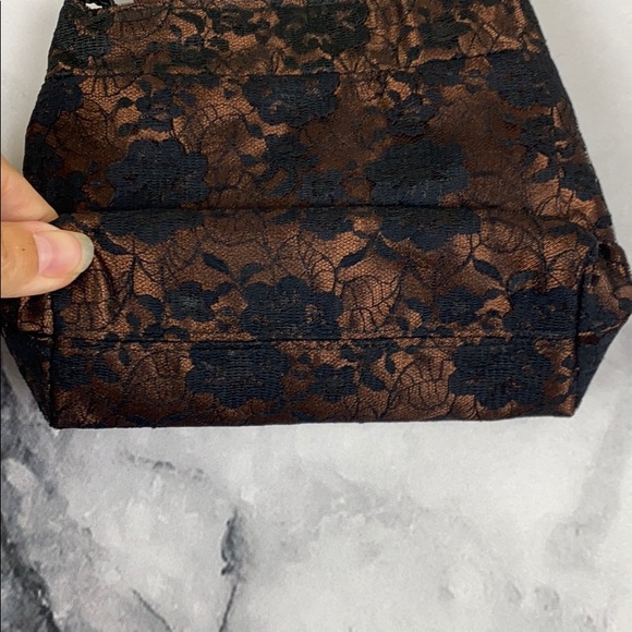 VICTORIAS SECRET handbag brown black lace - Picture 4 of 7